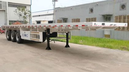 CIMC Flatbed Trailers in Factory